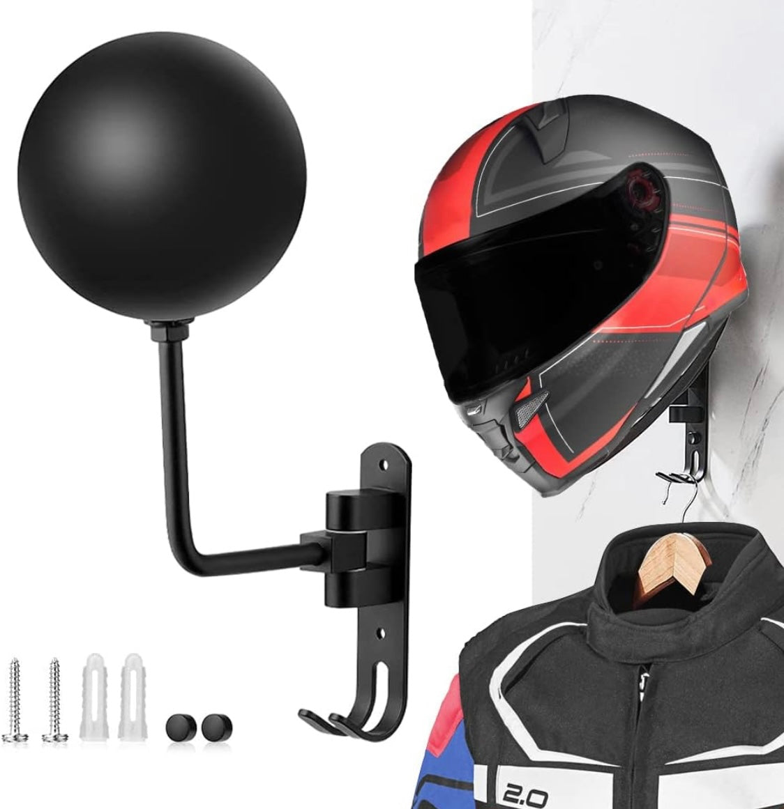 Support de casque moto. mural araiparadise